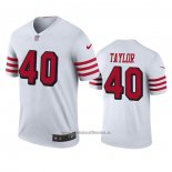Camiseta NFL Legend San Francisco 49ers Jamar Taylor Blanco Color Rush