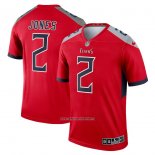 Camiseta NFL Legend Tennessee Titans Julio Jones Inverted Rojo