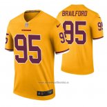 Camiseta NFL Legend Washington Commanders Jordan Brailford Color Rush Amarillo