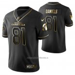 Camiseta NFL Limited Arizona Cardinals Darrell Daniels Golden Edition Negro