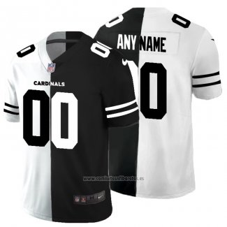 Camiseta NFL Limited Arizona Cardinals Personalizada White Black Split