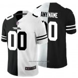 Camiseta NFL Limited Carolina Panthers Personalizada Black White Split