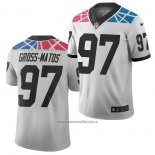 Camiseta NFL Limited Carolina Panthers Yetur Gross Matos Ciudad Edition Blanco
