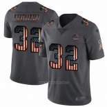 Camiseta NFL Limited Chicago Bears Montgomery Retro Flag Negro