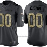 Camiseta NFL Limited Dallas Cowboys Personalizada 2016 Salute To Service Negro
