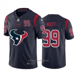 Camiseta NFL Limited Houston Texans Watt Big Logo Number Azul