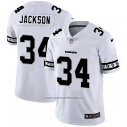 Camiseta NFL Limited Las Vegas Raiders Jackson Team Logo Fashion Blanco