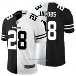 Camiseta NFL Limited Las Vegas Raiders Jacobs Black White Split
