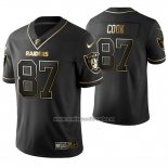 Camiseta NFL Limited Las Vegas Raiders Jared Cook Golden Edition Negro