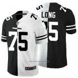 Camiseta NFL Limited Las Vegas Raiders Long Black White Split