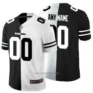 Camiseta NFL Limited Las Vegas Raiders Personalizada Black White Split