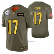 Camiseta NFL Limited Los Angeles Rams Robert Woods 2019 Salute To Service Verde