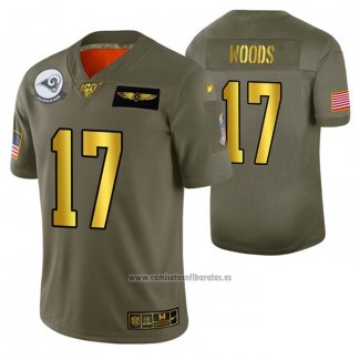 Camiseta NFL Limited Los Angeles Rams Robert Woods 2019 Salute To Service Verde