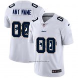 Camiseta NFL Limited Los Angeles Rams Personalizada Logo Dual Overlap Blanco