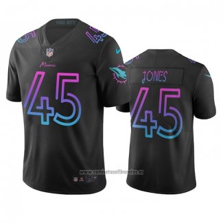 Camiseta NFL Limited Miami Dolphins Brandon Jones Ciudad Edition Negro