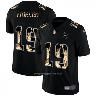 Camiseta NFL Limited Minnesota Vikings Thielen Statue of Liberty Fashion Negro