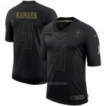 Camiseta NFL Limited New Orleans Saints Kamara 2020 Salute To Service Negro