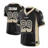 Camiseta NFL Limited New Orleans Saints Kurt Coleman Saints Negro 2018 Rush Drift Fashion