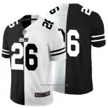 Camiseta NFL Limited New York Giants Barkley Black White Split