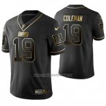 Camiseta NFL Limited New York Giants Corey Coleman Golden Edition Negro