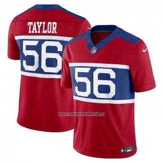 Camiseta NFL Limited New York Giants Lawrence Taylor Alterno Vapor F.U.S.E. Retired Rojo