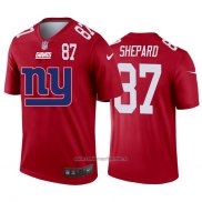 Camiseta NFL Limited New York Giants Shepard Big Logo Number Rojo