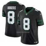 Camiseta NFL Limited New York Jets Aaron Rodgers Alterno Vapor F.U.S.E. Legacy Negro
