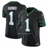 Camiseta NFL Limited New York Jets Ahmad Sauce Gardner Alterno Vapor F.U.S.E. Legacy Negro