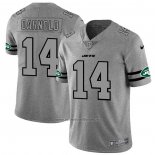 Camiseta NFL Limited New York Jets Darnold Team Logo Gridiron Gris