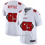 Camiseta NFL Limited San Francisco 49ers Kittle Logo Dual Overlap Blanco