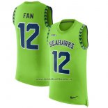 Camiseta NFL Limited Seattle Seahawks Sin Mangas 12 Fan Verde