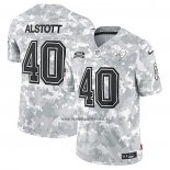 Camiseta NFL Limited Tampa Bay Buccaneers Mike Alstott 2024 Salute To Service Retired Gris