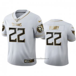 Camiseta NFL Limited Tennessee Titans Henry Golden Edition Blanco