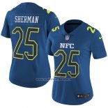 Camiseta NFL Mujer Pro Bowl NFC Sherman 2017 Azul