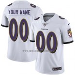 Camiseta NFL Nino Baltimore Ravens Personalizada Blanco