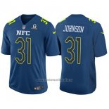 Camiseta NFL Pro Bowl NFC Johnson 2017 Azul