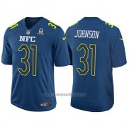 Camiseta NFL Pro Bowl NFC Johnson 2017 Azul