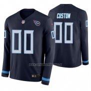 Camiseta NFL Tennessee Titans Personalizada Azul Therma Manga Larga