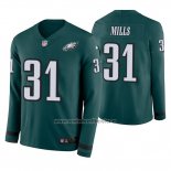 Camiseta NFL Therma Manga Larga Philadelphia Eagles Jalen Mills Verde