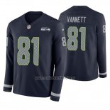 Camiseta NFL Therma Manga Larga Seattle Seahawks Nick Vannett Azul