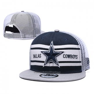 Gorra Dallas Cowboys 9FIFTY Snapback Gris Blanco