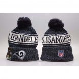 Gorro Beanie Los Angeles Rams Azul Blanco