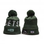 Gorro Beanie New York Jets 100th Verde