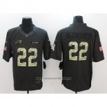 Camiseta NFL Anthracite Jacksonville Jaguars 22 Mccaffrey Negro