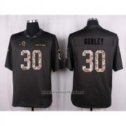 Camiseta NFL Anthracite Los Angeles Rams Gurley 2016 Salute To Service