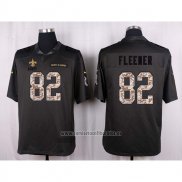 Camiseta NFL Anthracite New Orleans Saints Fleener 2016 Salute To Service