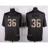 Camiseta NFL Anthracite Pittsburgh Steelers Bettis 2016 Salute To Service
