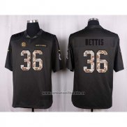 Camiseta NFL Anthracite Pittsburgh Steelers Bettis 2016 Salute To Service