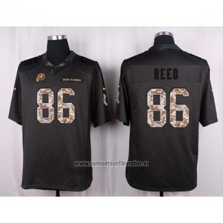 Camiseta NFL Anthracite Washington Commanders Reed 2016 Salute To Service