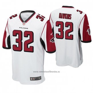 Camiseta NFL Game Atlanta Falcons 32 Jaylinn Hawkins Blanco